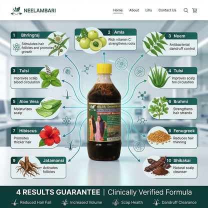 Neelambari Adivasi Hakki Pikki Herbal Hair Oil Products