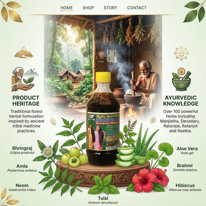 Neelambari Adivasi Hakki Pikki Herbal Hair Oil Products